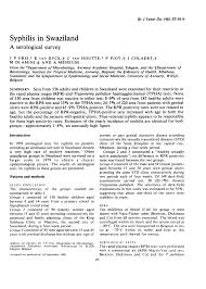 3 señales de que tu cuero cabelludo no está sano. Syphilis In Swaziland A Serological Survey Abstract Europe Pmc
