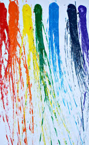 Racing Rainbow Painting With Cars Fantastic Fun Learning Rainbow Painting Preschool Art Activities Process Art