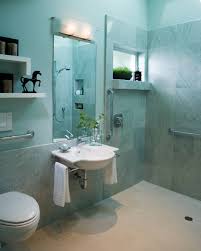 Safety, of course, gets first consideration, since the danger of slipping and falling on a bathroom floor is very real for the disabled or the elderly. Handicap Accessible Bathroom Designs Houzz