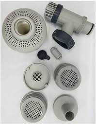 Amazon Com Intex 26005e Above Ground Swimming Pool Inlet Replacement Part Kit For Large Pool 3 Holes Patio Lawn Garden