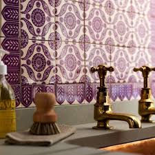 Kitchen Wall Tile Cuisine Boheme Decoration Interieure Et Exterieure Lavabo Retro
