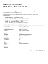 Urutan pangkat tni atau kepangkatan tni tni ad, tni al au. Formulir Daftar Tni Kumpulan Informasi