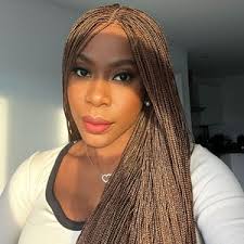 READY to Ship Full Lace Small Knotless Braided Wig for Black Women