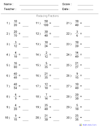 Below are six versions of our grade 5 math worksheet on equivalent fractions. Fractions Worksheets Printable Fractions Worksheets For Teachers