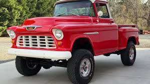 Image result for Radiant Red 1955 Truck