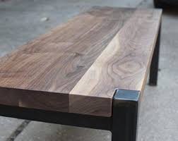 This beautiful console table is perfect for the home and can be used for various. Walnut And Steel Industrial Stool End Table Steel Furniture Steel Coffee Table Wood Steel