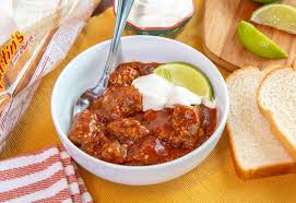 I like my chili with a little fire to it, but you can adjust this recipe to your liking. Texas Red Chili Martin S Famous Potato Rolls And Bread