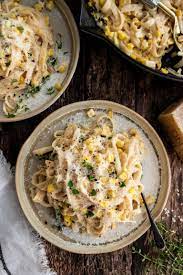 Creamy Corn Fettuccine The Original Dish Recipe Creamy Corn Recipes Pasta Dishes
