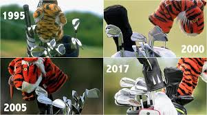 Tiger Woods S Clubs Through The Years Tiger Woods Club Video Game Covers
