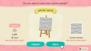 White Sand Overlay For Beach Sand And Sand Paths Acnh Custom Designs In 2020 Animal Crossing New Animal Crossing Animal Crossing Game