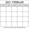Der monatskalender februar 2021 für deutschland beinhaltet schulferien, feiertage, kalenderwochen und die mondphasen. 1