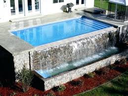 Pool Design And Construction Infinity Pool Backyard Rectangular Pool Pool Waterfall