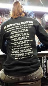 Dirtrocker Nation Welder Long Sleeve T Shirt By Dirtrockernation Welding Table Welding Welders