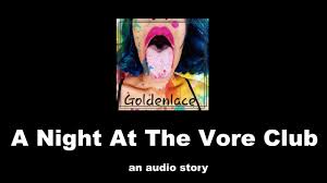 A night at the vore club. Ellie swallows her best friends son at the vore  club.