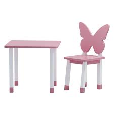 butterfly kids wood table and chair set montessori furniture etsy kids activity table kids table set kids play table