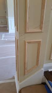 But don't fret i was able to get some work done on my diy faux shiplap chair rail portion of the. Wainscoting Faux Picture Frames And Chair Rail Installation And Painting