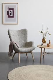 Recliner Armchair With Stool Hubsch Woo Design Arm Chairs Living Room Danish Furniture Design Contemporary Living Room Furniture