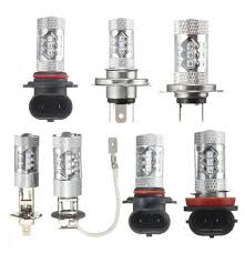 16w 800lm 9005 9006 H1 H3 H4 H7 H11 Led Fog Light Bulb Blue