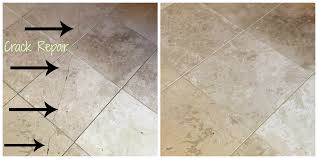 Cracked Travertine Tile Is Filled In With A 2 Part Epoxy Travertine Filler Honed Polished And Sealed You Can Use No Sanded Grout Non Sanded Grout Travertine