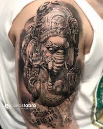 Ganesha tattoo designs can also portray ganesha symbols or hindu symbols on the body. Ganesha De Tailandia Thai Ganesh Gracias Jose Por Confiar En Mi Para Conmemorar Un Viaje Tan Importante En Tu Vida Tatuagem Ganesha Tatuagens Brancas Tatoo