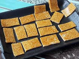 Nougat Chinois Au Sesame Recette Nougat Recette Nougat Chinois Recette