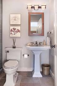 This is a small bathroom with a bathtub that suits any urban apartment where space is a constriction. Bathroom Ideas Very Small Half Bathroom Ideas