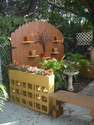 Cinder block furniture is trending in a big way. Cinder Block Fence Houzz