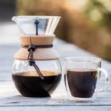 This is good enough, even for a large family. Amazon Com Bodum Pour Over Coffee Maker With Permanent Filter 1 Liter 34 Ounce Black Band Kitchen Dining