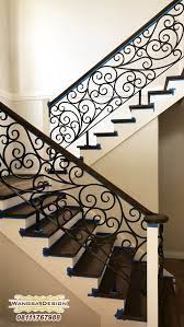 Railing Tangga Besi Tempa Klasik Iron Stair Railing Iron Staircase Railing Iron Staircase