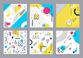 Free download beginning in 3 seconds. Abstract Geometrical Background Modern Geometric Shapes Funky Minima By Tartila Thehungryjpeg Com