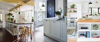 This white minimalist kitchen perfectly combined the neatness and smoothness of bare white walls and clean countertops with the rough stone accent neutral colours are favoured in modern kitchen ideas and designs. 25 White Kitchen Ideas Fresh And Timeless White Kitchen Designs Homes Gardens