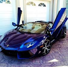 Black And Blue Lamborghini Aventador Pin On Cars
