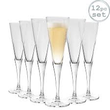 Plastic champagne flutes disposable clear cups toasting glasses wedding party champagne flutes disposable wine glasses cup. Bormioli 125010 B65 Ypsilon Champagne Flute Clear Glass 16 Cl Set Of 6 Glassware Tableware Clinicadelpieaitanalopez Com