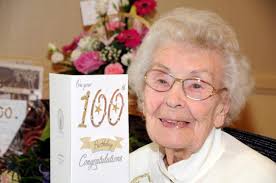 Family celebrations for Moulton resident's 100th birthday