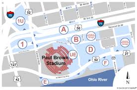 Parking Cincinnati Bengals Vs Cleveland Browns At Paul