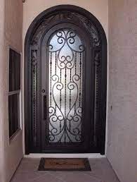 wrought iron door el1108 monarch custom doors wrought iron doors iron doors metal front door