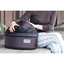 The sleepypod mobile pet bed, along with the other carriers created by this company, is certified by the center for pet safety. Sleepypod Dog Carrier Dark Chocolate Airline Approved Pet Carriers At Glamourmutt Com