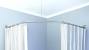 Adjustable Ceiling Mount Curtain Rod Brackets