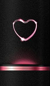 Black And Pink Heart Iphone Wallpaper Heart Wallpaper Dark Wallpaper