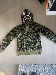 Maybe you would like to learn more about one of these? Bape 1st Camo Shark Full Zip Hoodie Green Ebay