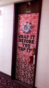 Christmas Dorm Door Decorations University Of Arkansas Room Door Decorations Door Decorations College Holiday Door Decorations