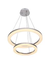 On a backyard patio or gazebo, an outdoor led chandelier will bring the familiarities of the indoors outside while elevating. Modern Circle Round Led Pendant Lamp Design 2 Ring Free Worldwide Delivery Custom Designer Lighting Solution Trade Commer