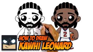 View all kawhi leonard pictures. How To Draw Kawhi Leonard La Clippers Youtube