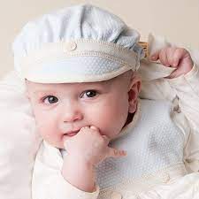 Baby Boy Cotton Hat Jack Collection Baby Designer Outfits For Boys Baby Boy Hats Baby Boy Outfits Baby Boy Christening