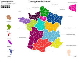 Carte de france avec les régions. Carte Des Regions De France Cartes Regions Metropolitaines Outre Mer
