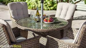 Hartman Heritage 4 Seater Round Garden Furniture Set A Closer Look At Youtube