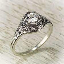 Wedding Rings For Him And Her At Sterns Beyond Diamond Band Rings Ebay Their Dis Antique Wedding Rings Wedding Rings Vintage Antique Engagement Rings