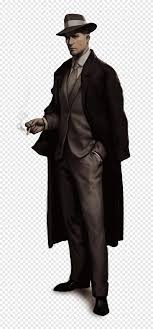 Please to search on seekpng.com. Man Wearing Black Coat Zoot Suit Gangster The Godfather Fashion Gangster Necktie Formal Wear Png Pngegg