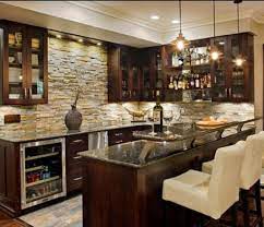 Another important decision is how big the basement is. Stunning Basement Kitchenette Ideas For You You May Have To Set A Lot Of Thought Into Finding The Pro Basement Kitchenette Home Bar Designs Basement Lighting