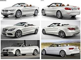 Bmw 4 Series Convertible Vs Mercedes Benz E Class Vs Audi A5 Convertible Audi A5 Convertible Bmw Audi